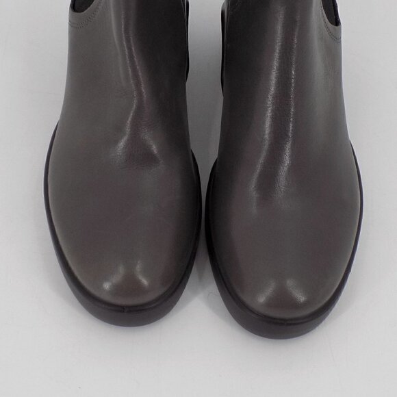 Ecco Ankle Boots Shape Sculpted Motion 35 Chelsea Gray Platform Sz 5 - Picture 6 of 8